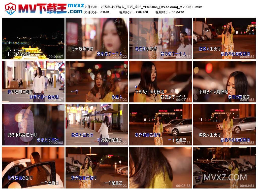 万秀萍-影子情人_国语_流行_YF800066